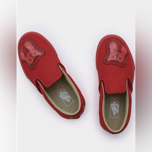 Vans x Hasbro Red Gummy Bear Slip Ons - Picture 5 of 7